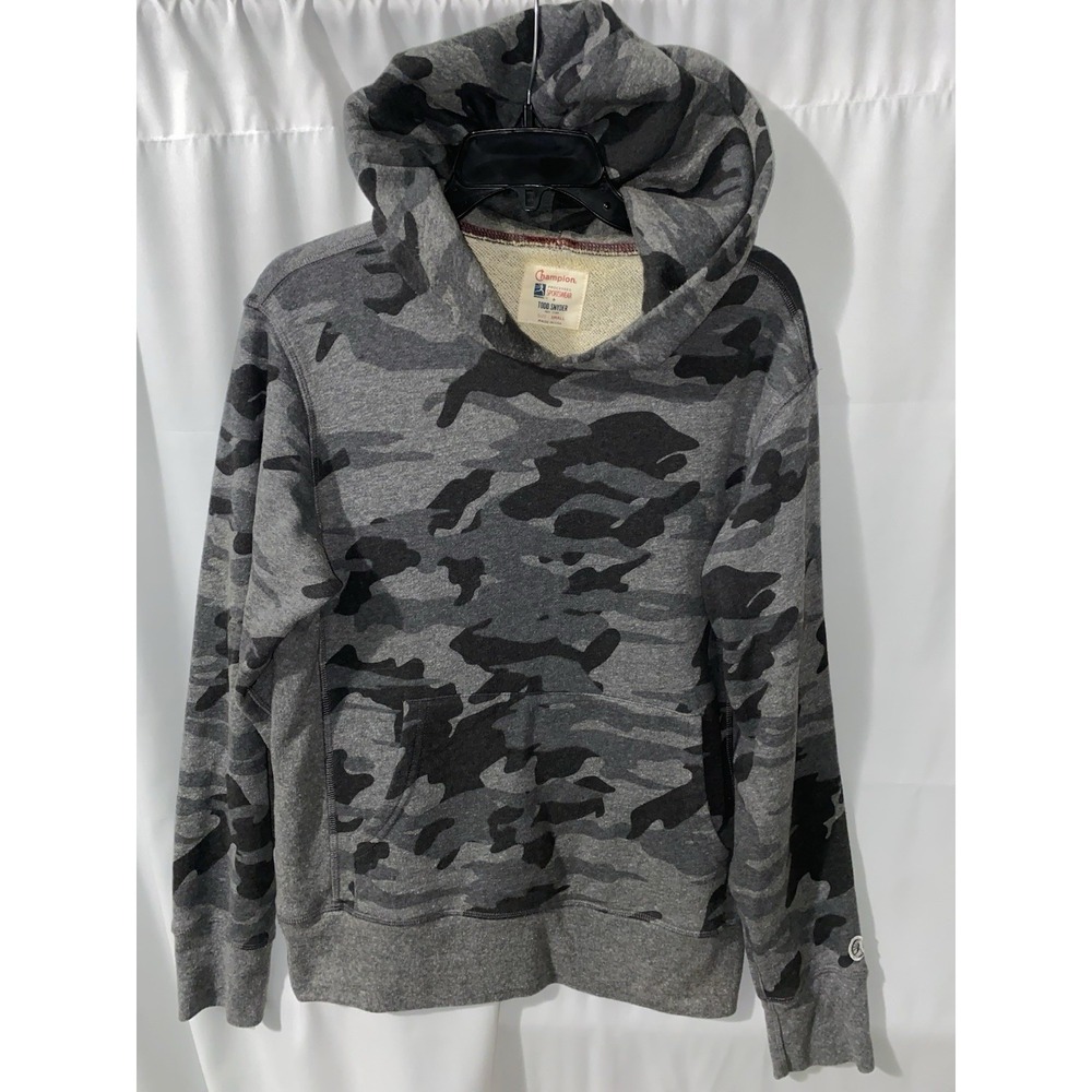 Todd Snyder‎ New York x Champion Hoodie Camo Hooded Sweatshirt Small Made USA